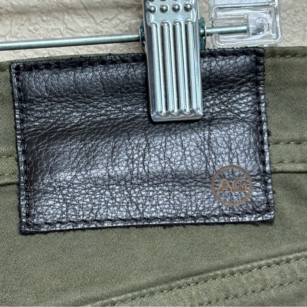 AG Adriano Goldschmied Tellis Modern Slim Olive Green Jeans Men’s 29x31 - Picture 7 of 10